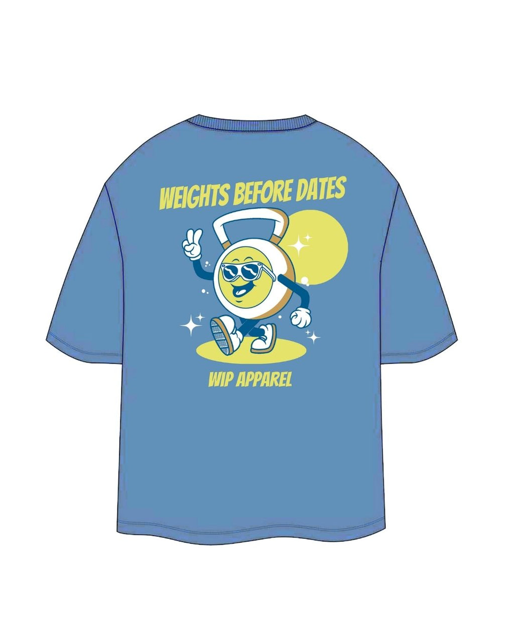Weights Before Dates Oversized Tee