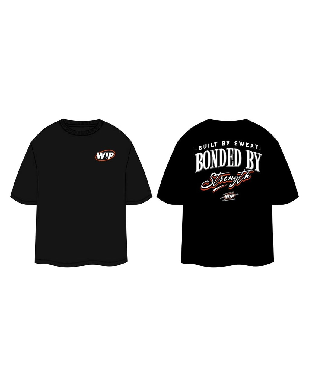 Built By Sweat Bonded By Strength Oversized Tee
