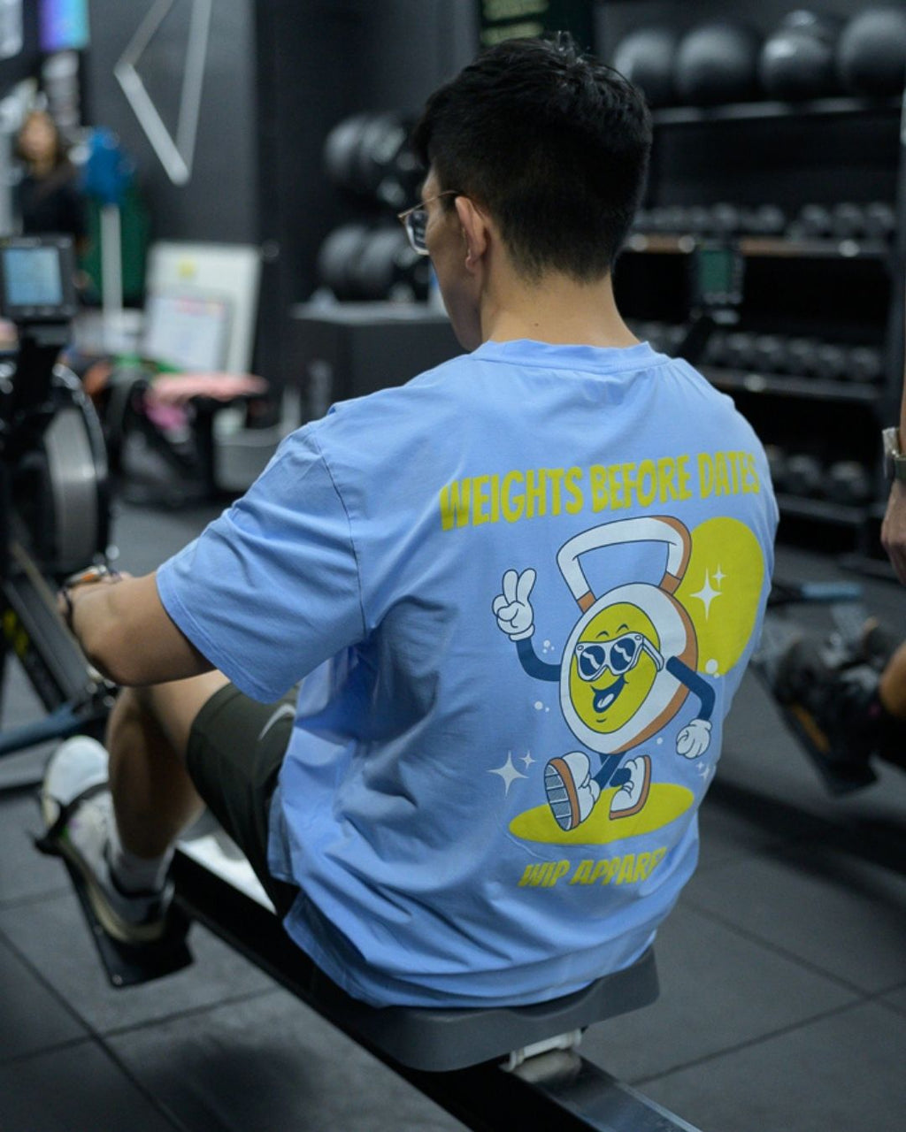 Weights Before Dates Oversized Tee