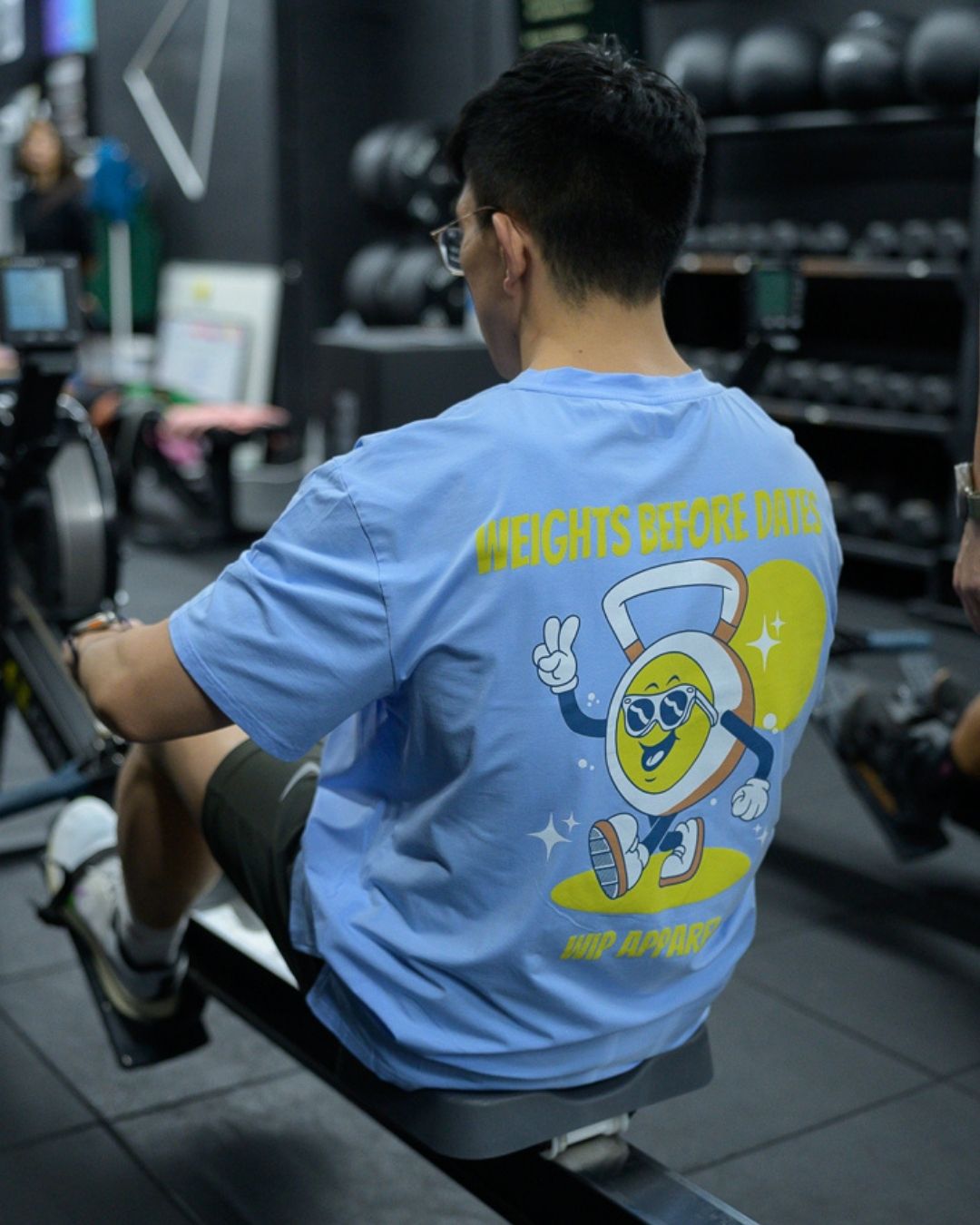 Weights Before Dates Oversized Tee