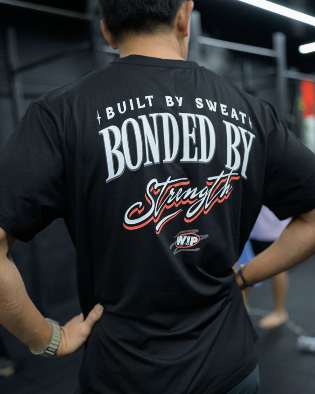 Built By Sweat Bonded By Strength Oversized Tee