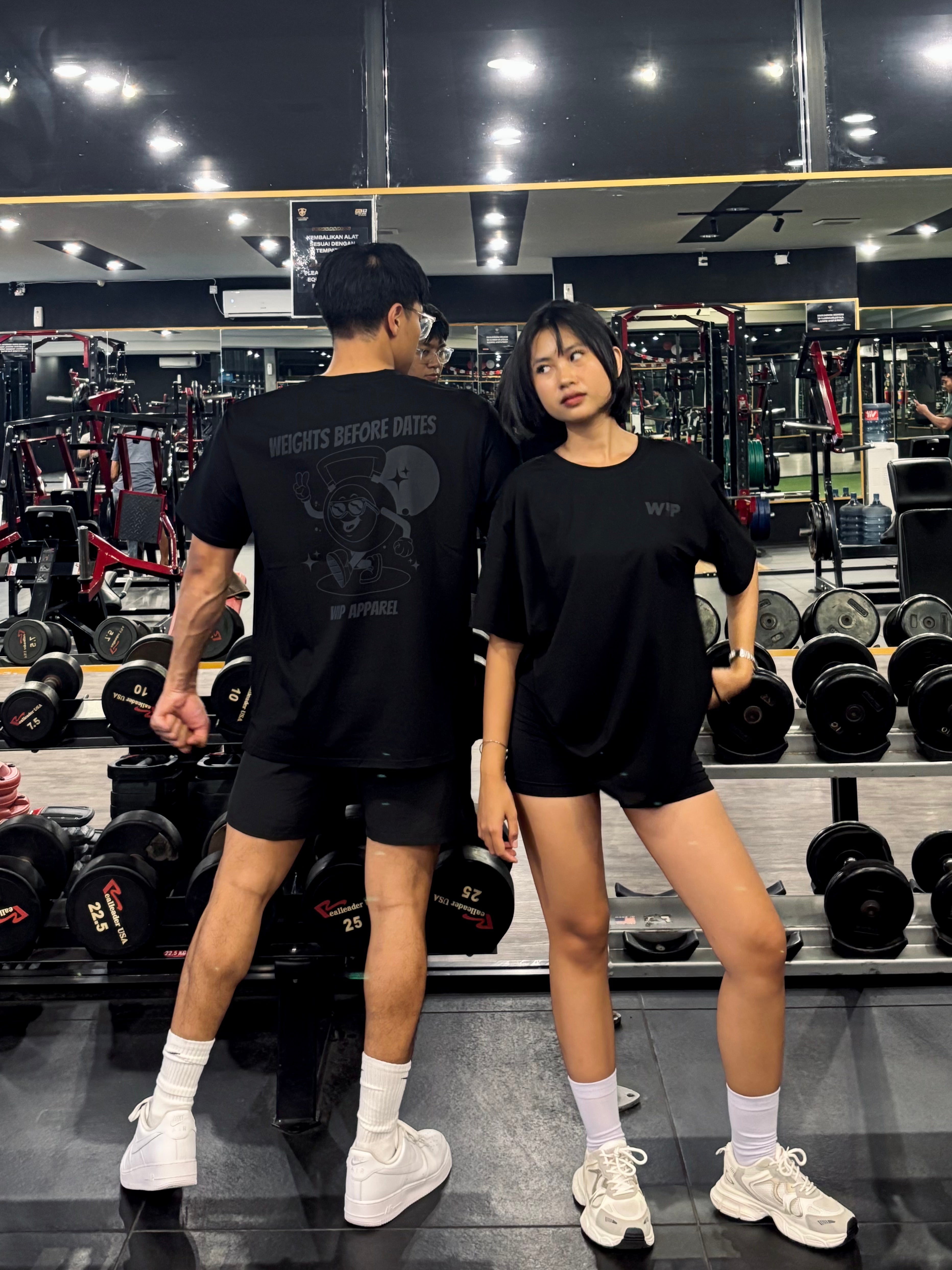 Weights Before Dates Oversized Tee